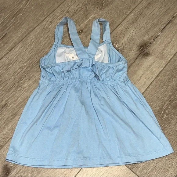 Janie and Jack Blue and White Camisole Empire Waist 4T - Picture 5 of 7